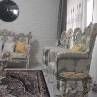 مبل ۷ نفره سلطنتی|مبلمان خانگی و میز عسلی|اصفهان, شهرک شهید منتظری|دیوار