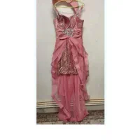 مجلسی ۳۶ صورتی طلایی سبز سفید