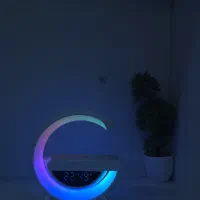 گجت ۳ کاره چراغ خواب و شارژر وایرلس و اسپیکر