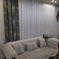 دو تا پرده زبرا ترک در حد و پرده تور پانچ با کناره