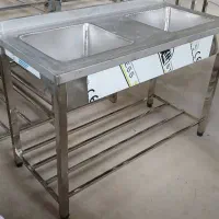سینک وان میزکار ابچکان ترولی استیل صنعتی|فروشگاه و مغازه|کرج, مجتمع صنفی صنعتی|دیوار