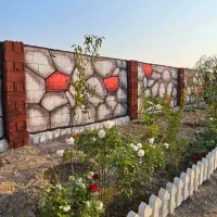 باغچه نقلی زیبا چهار دیواری ۳۰۰متر|فروش زمین و ملک کلنگی|تهران, یافت آباد جنوبی|دیوار