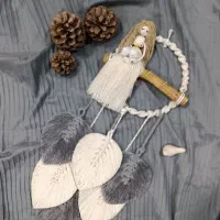 اویز کلید  عروسکی مکرومه