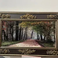 تابلو فرش ابریشمی منظره