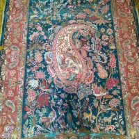 فرش تمام ابریشم زرع ونیم|فرش|گلبهار, شهر جدید گلبهار|دیوار
