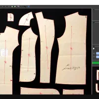پلات کامپیوتری و الگو سازی و برش و دوخت
