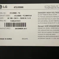 تلویزیون LED 47 اینچ ال جی|تلویزیون و پروژکتور|اراک, |دیوار