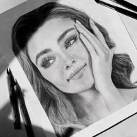 سفارش چهره و تابلو و کلاس سیاه قلم و نقاشی کودکان