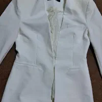 کت زارا سفید zara