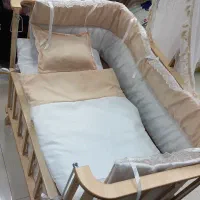 تخت خواب نوزاد کنار مادرشو|تخت و صندلی بچه|بندرعباس, |دیوار