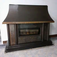 بخاری طرح شومینه بزرگ