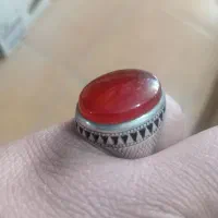 انگشتر فدیوم عقیق یمنی
