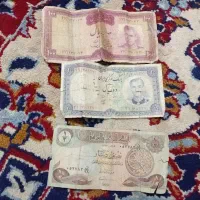 تعدادی پول جمهری و پهلوی|کلکسیون سکه، تمبر، اسکناس|بیجار, |دیوار