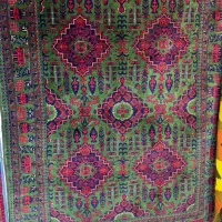 قالیچه تمام کرک با رنگرزی خاص