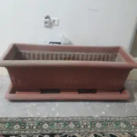 گلدان مستطیلی وپلاستیکی