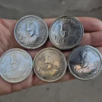 پنج عدد پنجهزاردیناری نقره تصویری