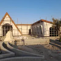 پیمانکاری- اجرای سقف و آرماتوربندی - آلاچیق سوله