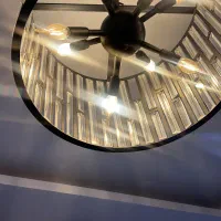 لوستر ۸ شاخه مشکی وارداتی