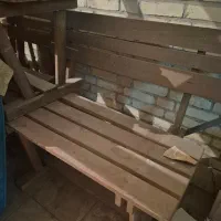 نیکمت و میز چوبی مناسب باغ رستوران/قیمت توافقی