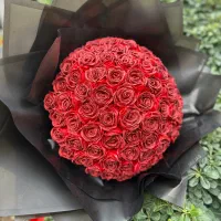 دسته گل روبانی