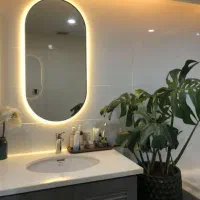 اینه بک لایت نور مخفی چراغدار سرویس بهداشتی