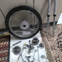 چرخ جلو و لوازم موتور هوندا