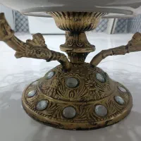 ظرف میوه پایه دار طرح برنز ( جنس آلیاژ)|ظروف سرو و پذیرایی|سنندج, |دیوار