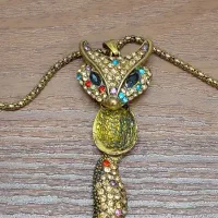 گردنبند برنجی قدیمی آنتیک