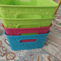 ظروف شیشه بانکه بزرگ و سبد چندکاره|ظروف نگهدارنده، پلاستیکی، یکبارمصرف|قم, پردیسان|دیوار