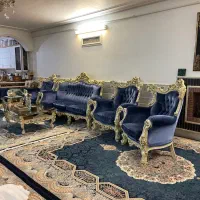 مبل استیل ۹ نفره + میز ناهارخوری ۶ نفره ست|مبلمان خانگی و میز عسلی|کاشان, ۲۲ بهمن|دیوار