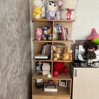 کتابخانه چوبی محکم و بادوام