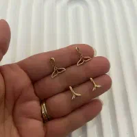 پلاک طلا دم وال و گردنبند طلا دم وال