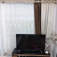 پرده پذیرایی نصف قیمت|پرده، رانر، رومیزی|تنکابن, |دیوار