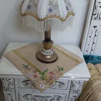 سرویس رو تختی دونفره به همراه رومیزی ست