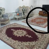 دو عدد فرش ماشینی ویک عدد رو فرشی