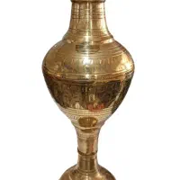گلدان ۵۰سانتی متری برنجی  کار شده
