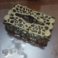 جا دستمال کاغذی برنجی