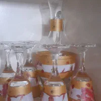 گیلاس خوری...جامیوه۶تا بشقاب  ژاپن اصلی. پاسماوری