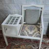 میز تلفن کامل چوب