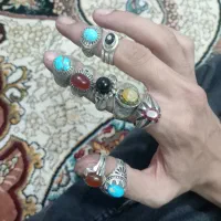 انگشتر فیروزه.بابا قوری . یاقوت دست دلبر