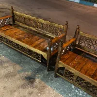 تخت سنتی تولیدی کد 67900 پلیستر|مبلمان خانگی و میز عسلی|اهواز, شهرک اکباتان|دیوار