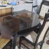 میز ناهارخوری ۴نفره باصندلی کارکرده