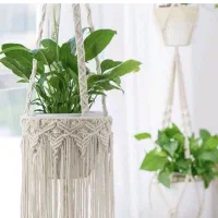 اجرای کارهای زیبای مکرومه