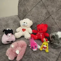 عروسک خرس قرمز ،گاو،موش