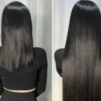 اکستنشن کار حرفه ایی و پروتئین تراپی مو