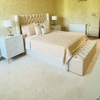 تخت خواب دو نفرە + تشک