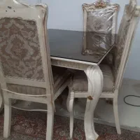 میز نهار خوری ۴ نفره|میز و صندلی غذاخوری|رشت, شالکو|دیوار