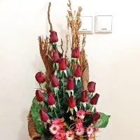 باکس گل مصنوعی زیبا