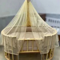 گهواره چوبی درحد نو