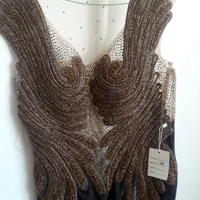 پیراهن مزونی ترک سنگ دوزی